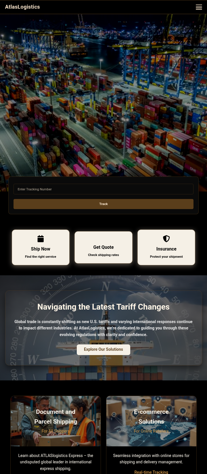 Atlas Logistics Platform Preview